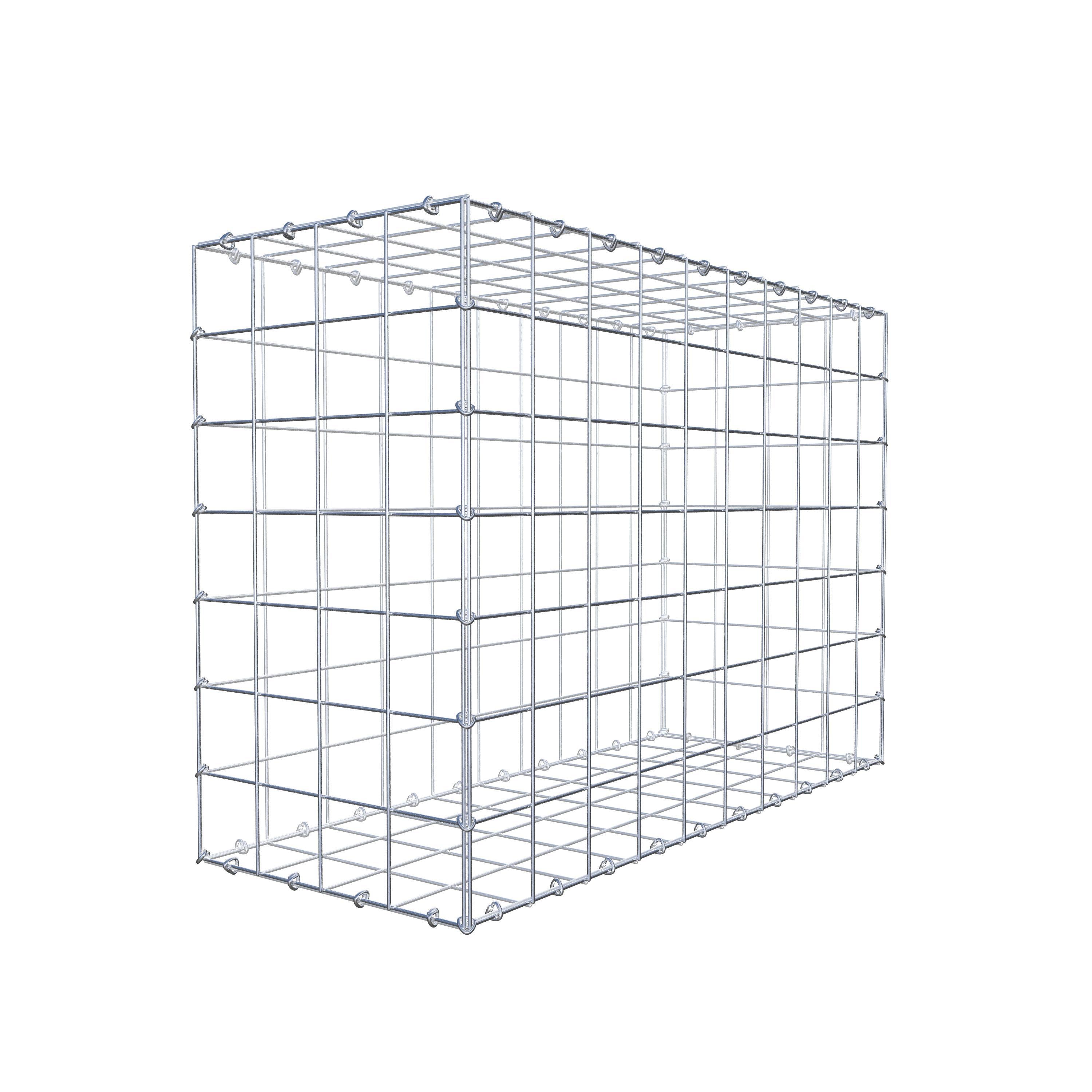 Schanskorf 100 cm x 70 cm x 40 cm (L x H x D), maaswijdte 10 cm x 10 cm, C-ring