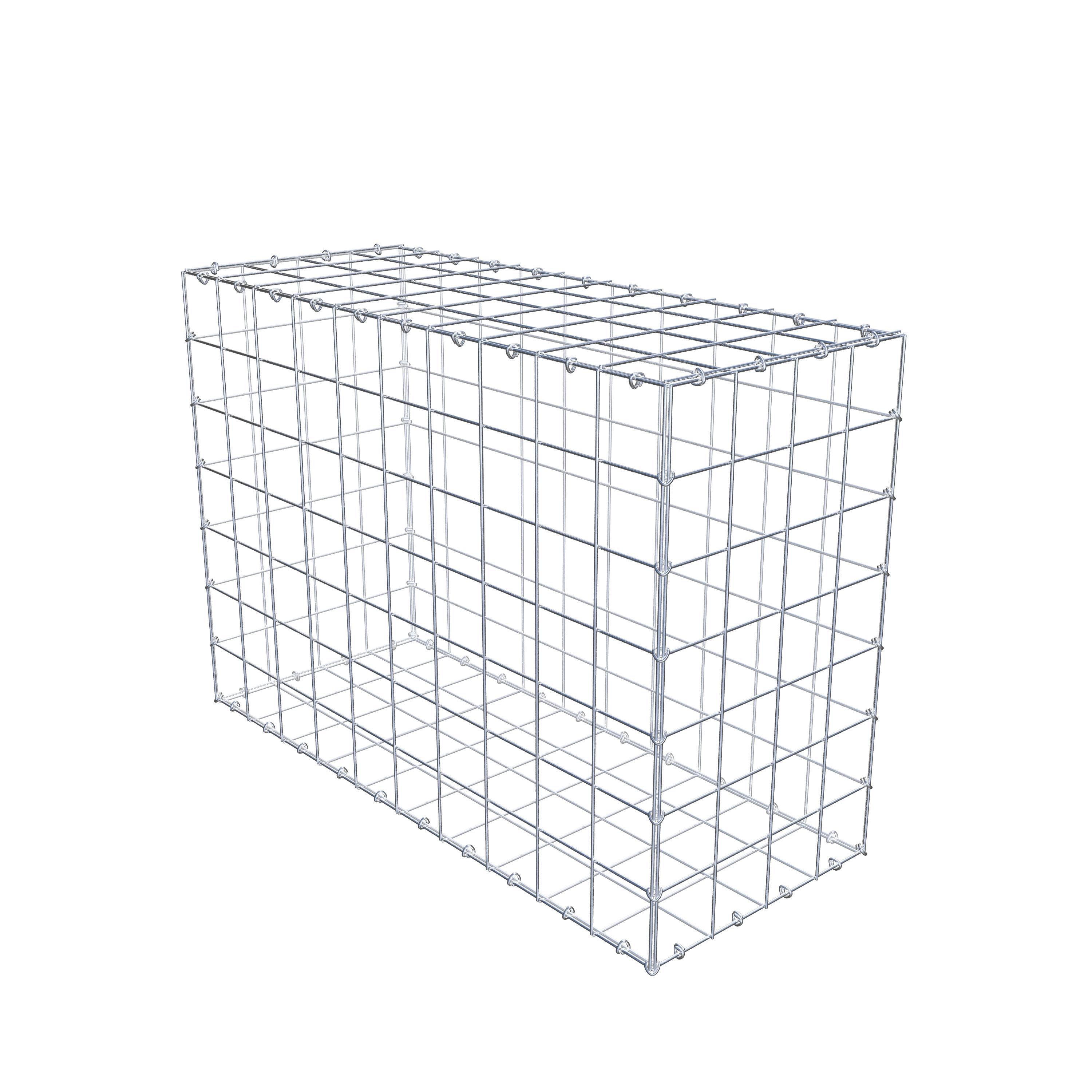 Schanskorf 100 cm x 70 cm x 40 cm (L x H x D), maaswijdte 10 cm x 10 cm, C-ring