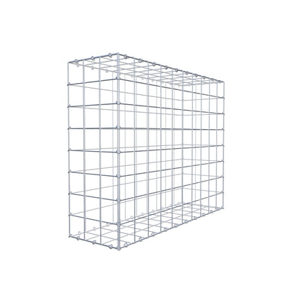Gabion 100 cm x 80 cm x 30 cm (L x H x P), mailles 10 cm x 10 cm, anneau en C