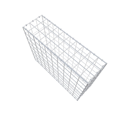 Gabion 100 cm x 80 cm x 30 cm (L x H x P), mailles 10 cm x 10 cm, anneau en C