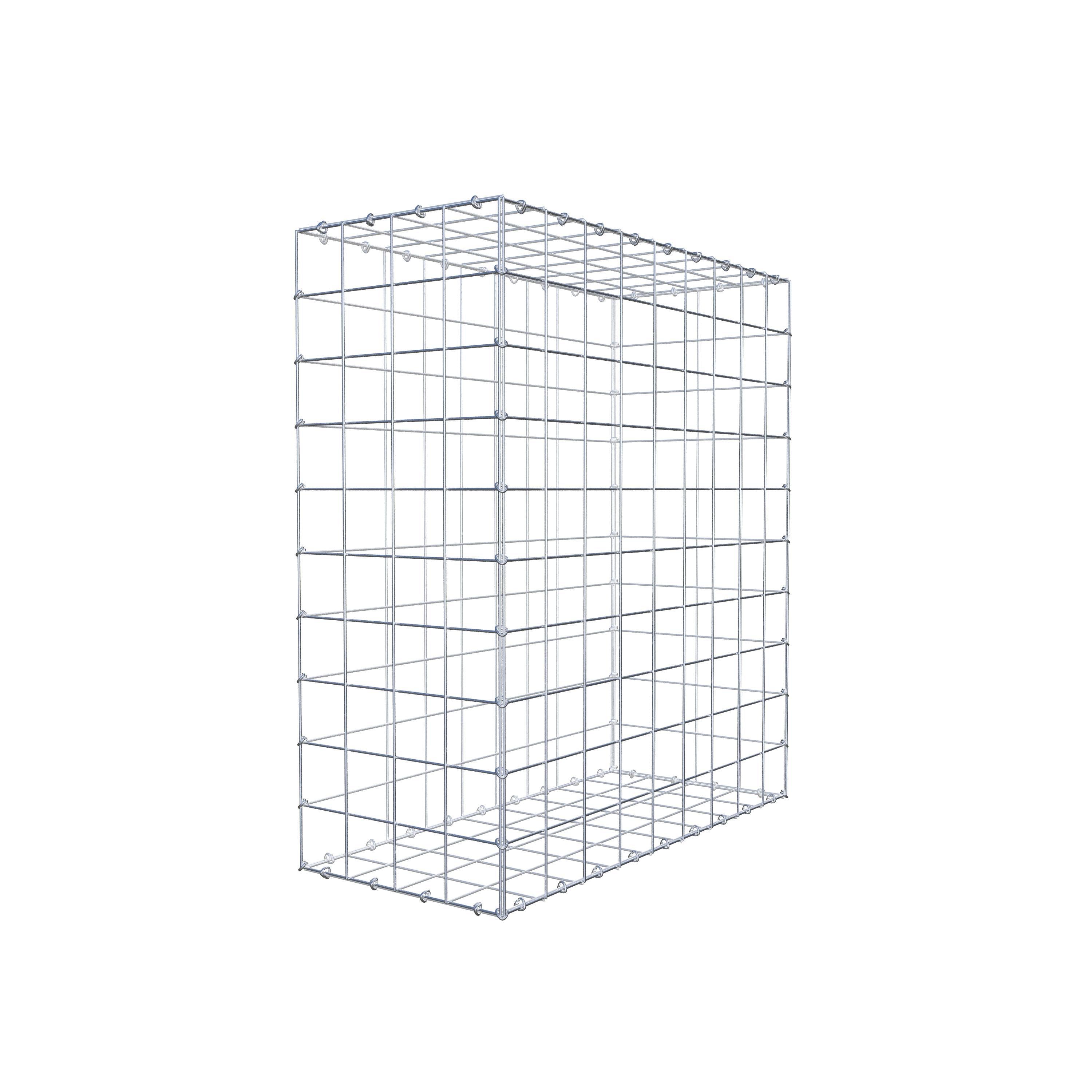 Gabion 100 cm x 90 cm x 40 cm (L x H x D), maskestørrelse 10 cm x 10 cm, C-ring