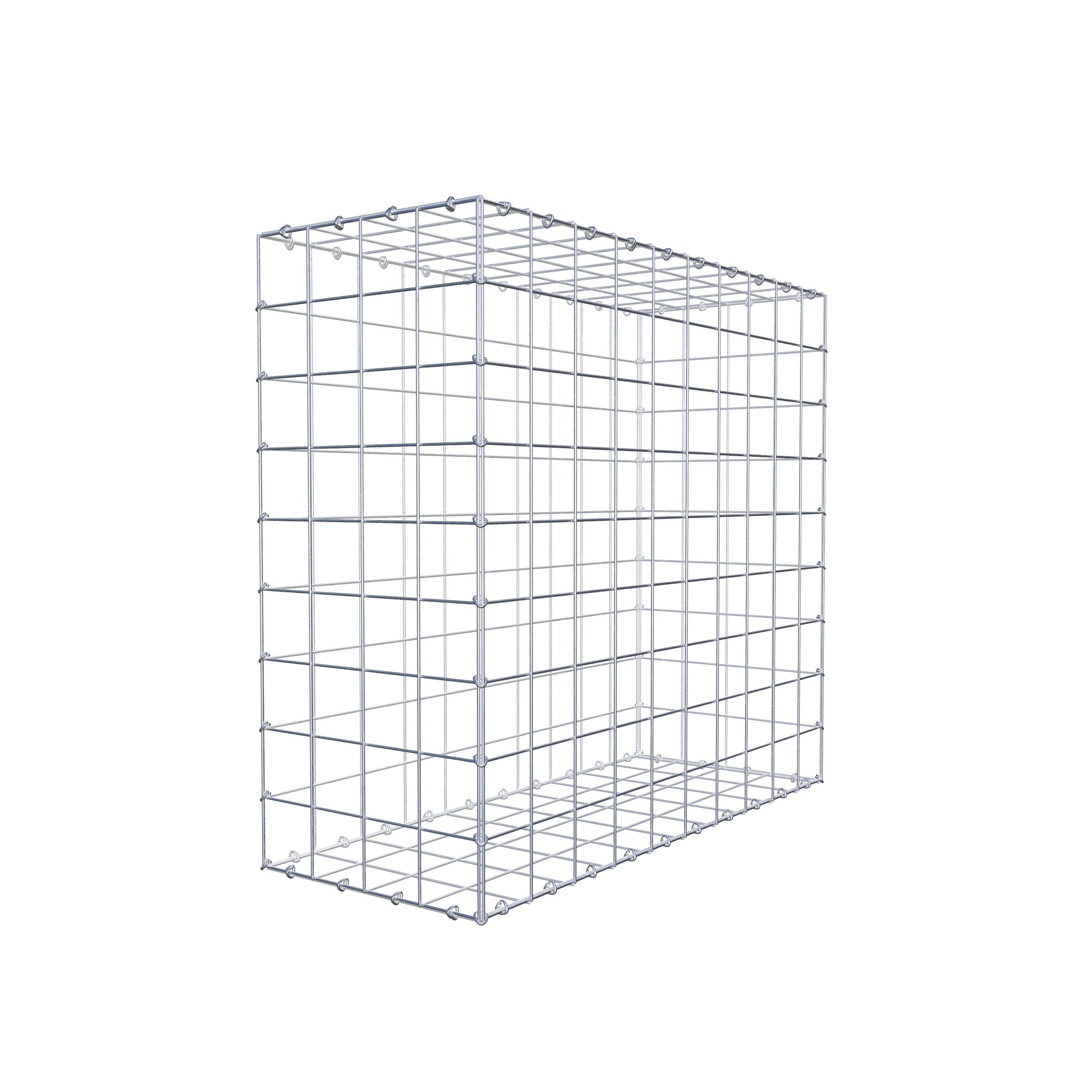 Schanskorf 100 cm x 90 cm x 40 cm (L x H x D), maaswijdte 10 cm x 10 cm, C-ring