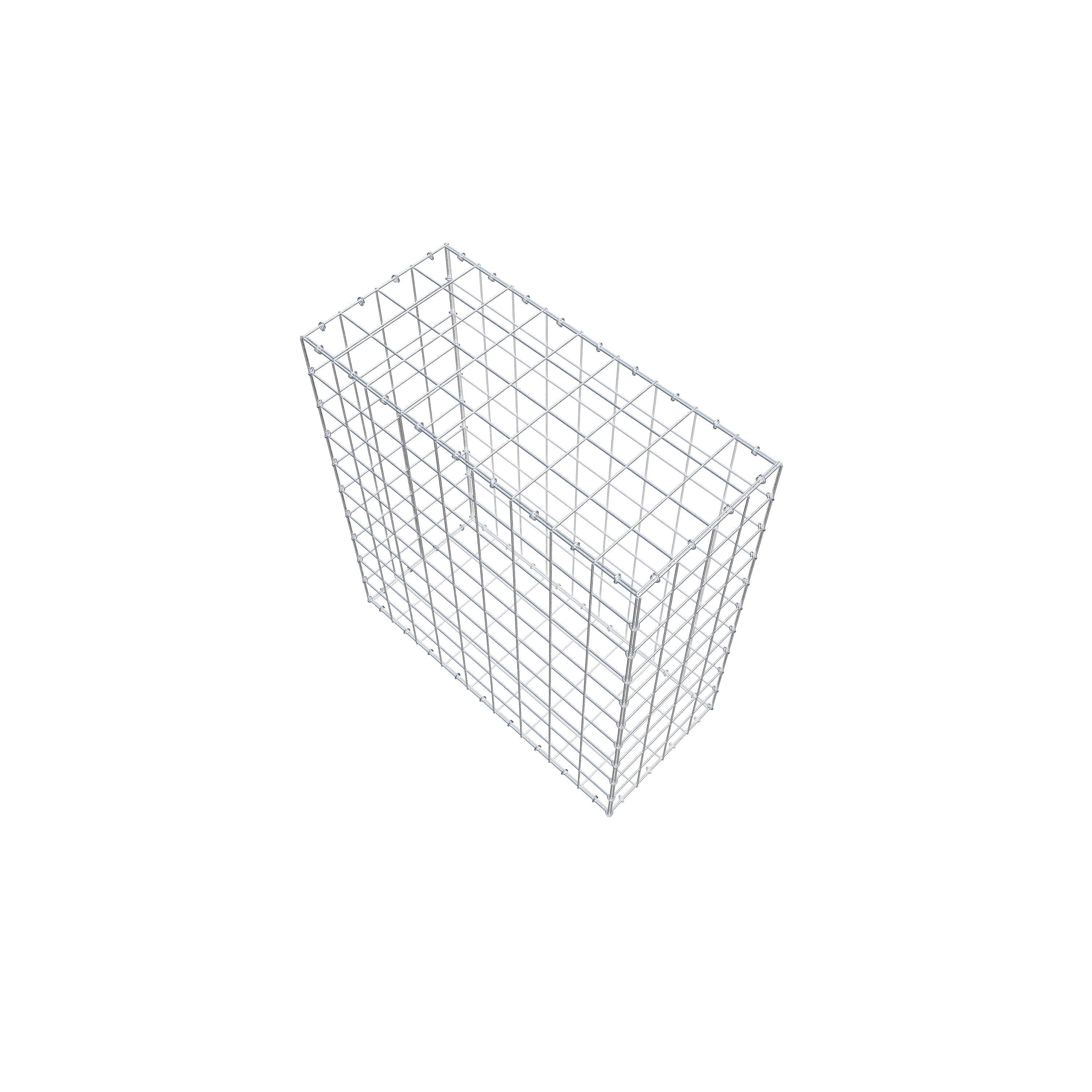 Schanskorf 100 cm x 90 cm x 40 cm (L x H x D), maaswijdte 10 cm x 10 cm, C-ring