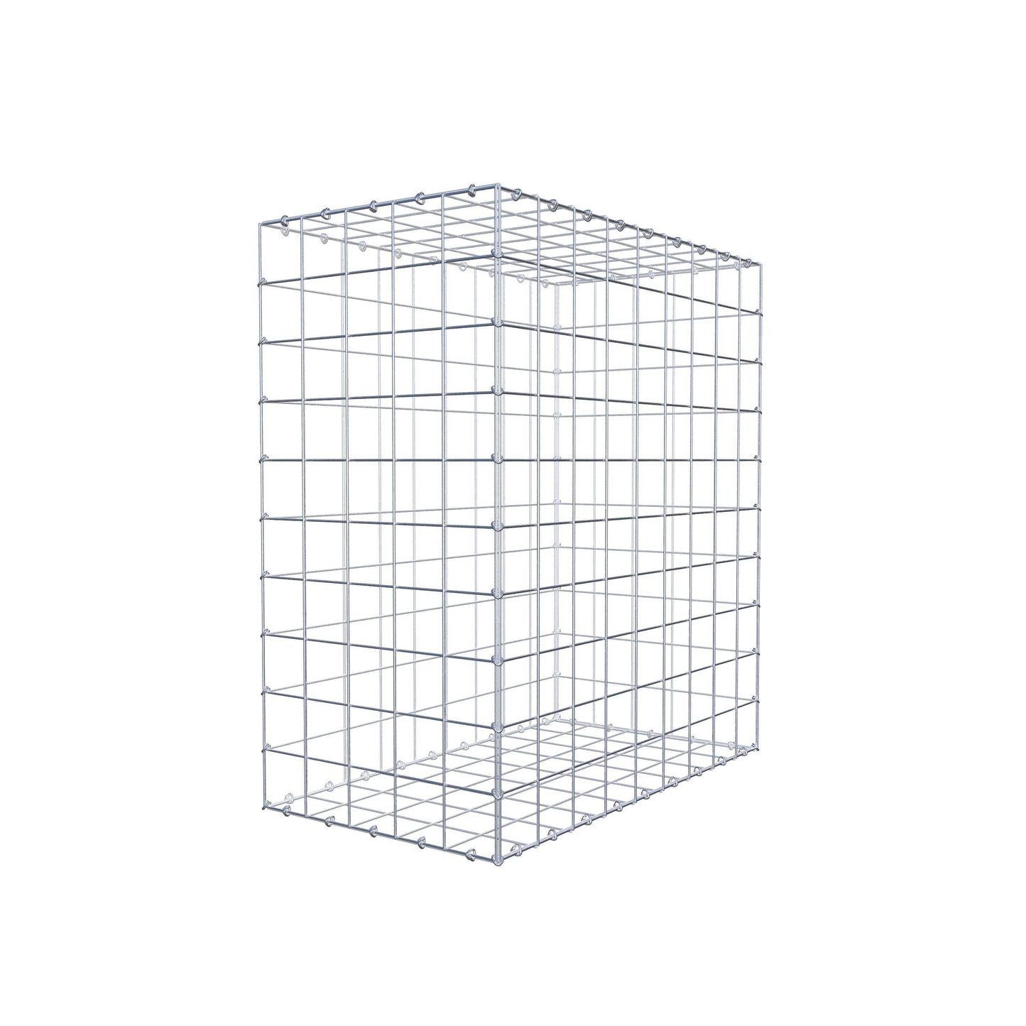 Gabion 100 cm x 90 cm x 50 cm (L x H x D), maskestørrelse 10 cm x 10 cm, C-ring