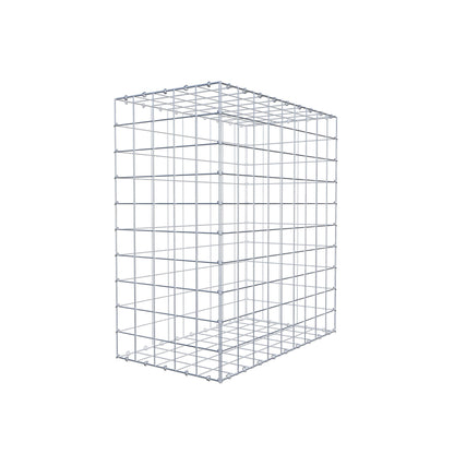 Gabion 100 cm x 90 cm x 50 cm (L x H x D), maskestørrelse 10 cm x 10 cm, C-ring