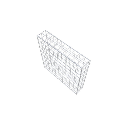 Gabion 100 cm x 100 cm x 20 cm (L x H x P), mailles 10 cm x 10 cm, anneau en C