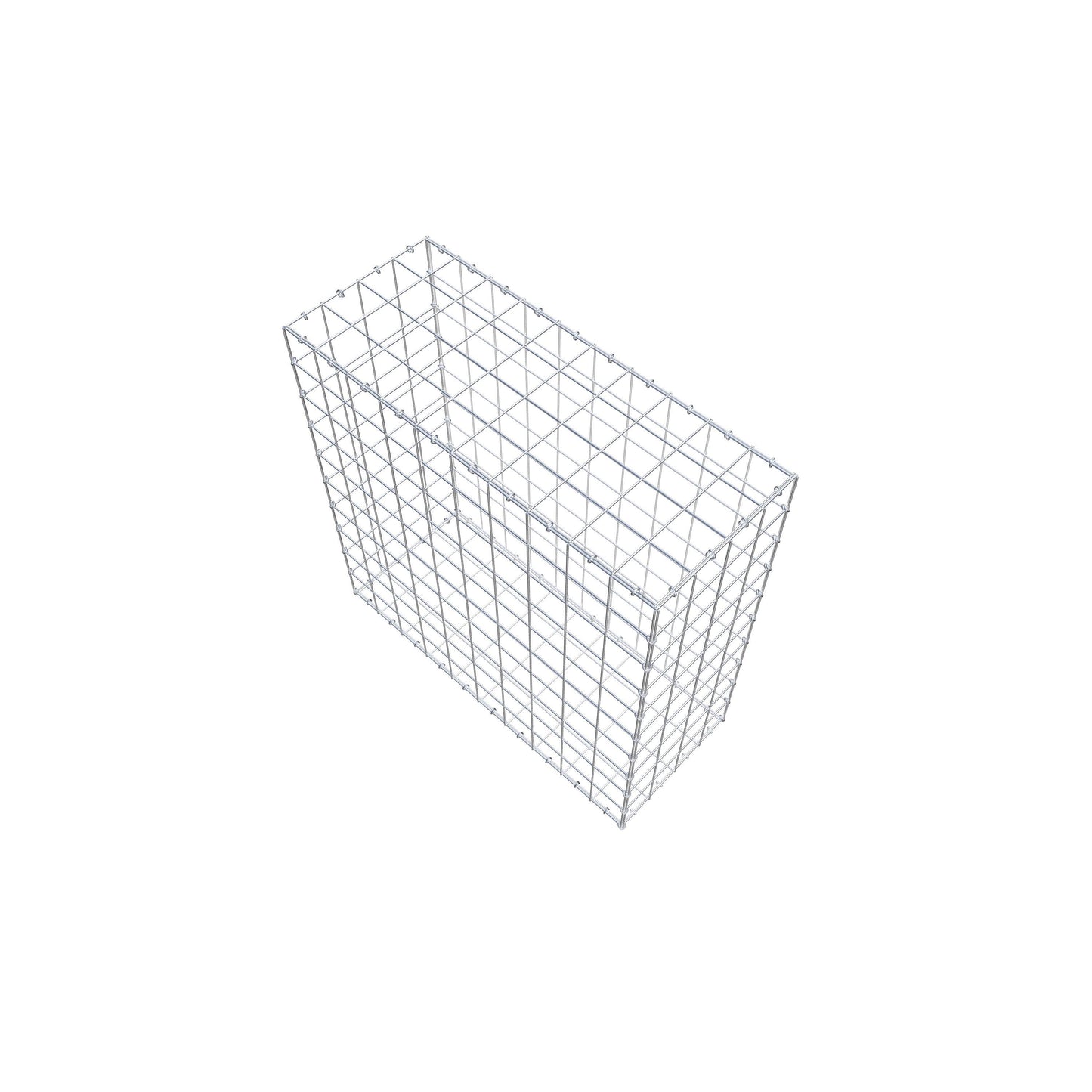 Gabion 100 cm x 100 cm x 40 cm (L x H x D), maskestørrelse 10 cm x 10 cm, C-ring