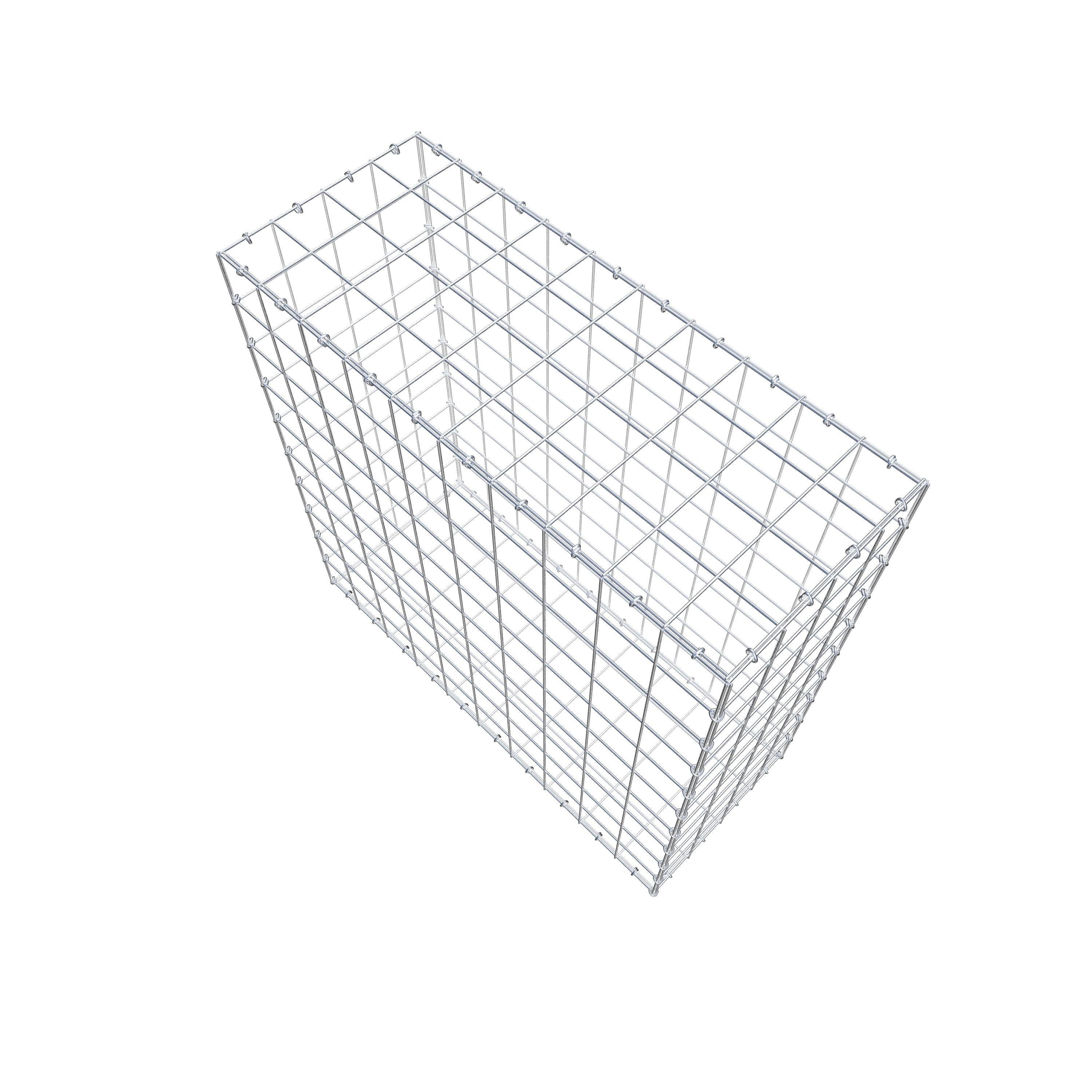 Schanskorf 100 cm x 100 cm x 40 cm (L x H x D), maaswijdte 10 cm x 10 cm, C-ring