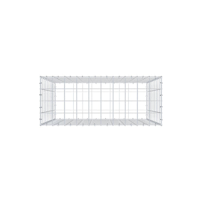 Gabion 100 cm x 100 cm x 40 cm (L x H x D), maskestørrelse 10 cm x 10 cm, C-ring