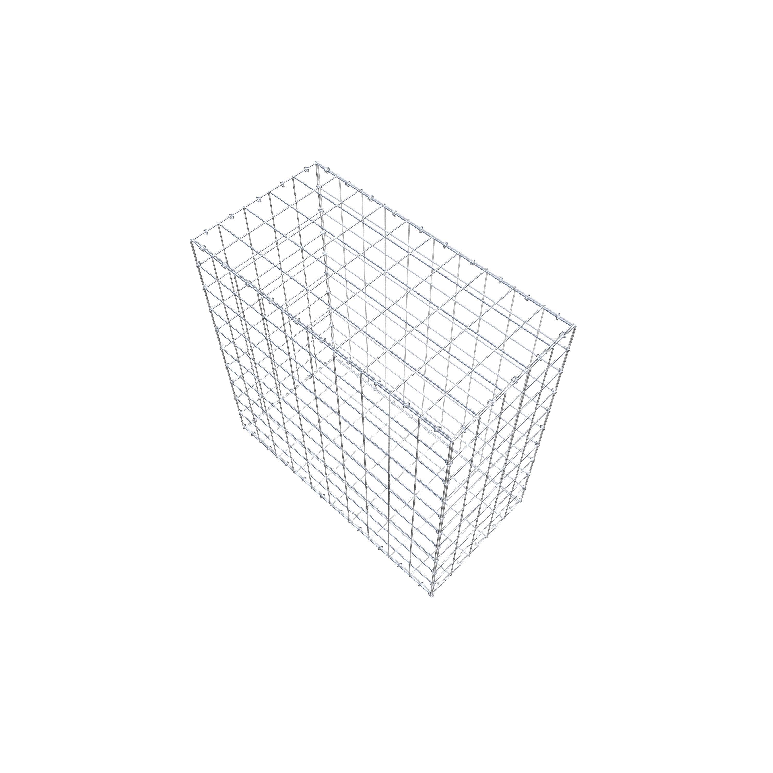 Schanskorf 100 cm x 100 cm x 50 cm (L x H x D), maaswijdte 10 cm x 10 cm, C-ring