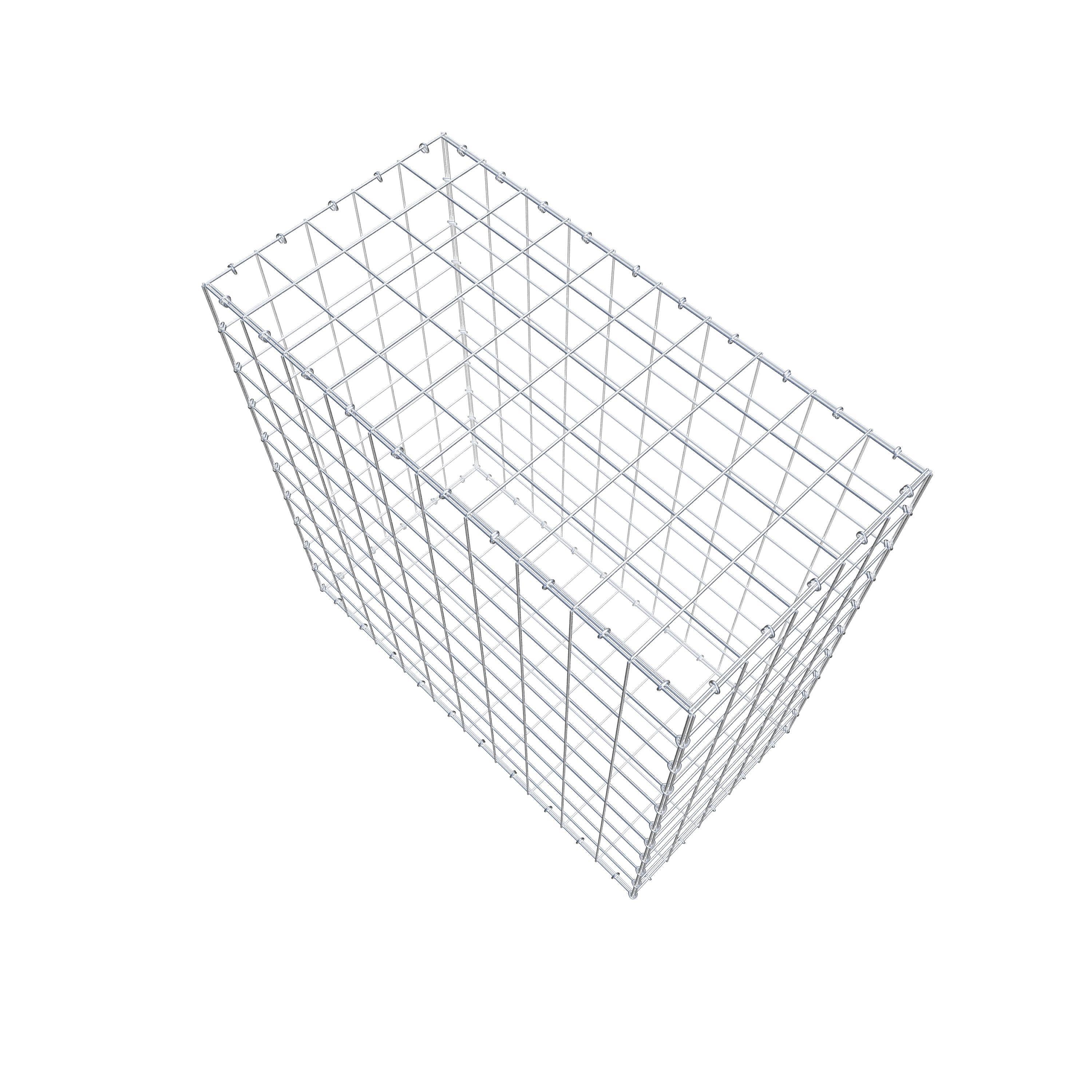 Schanskorf 100 cm x 100 cm x 50 cm (L x H x D), maaswijdte 10 cm x 10 cm, C-ring