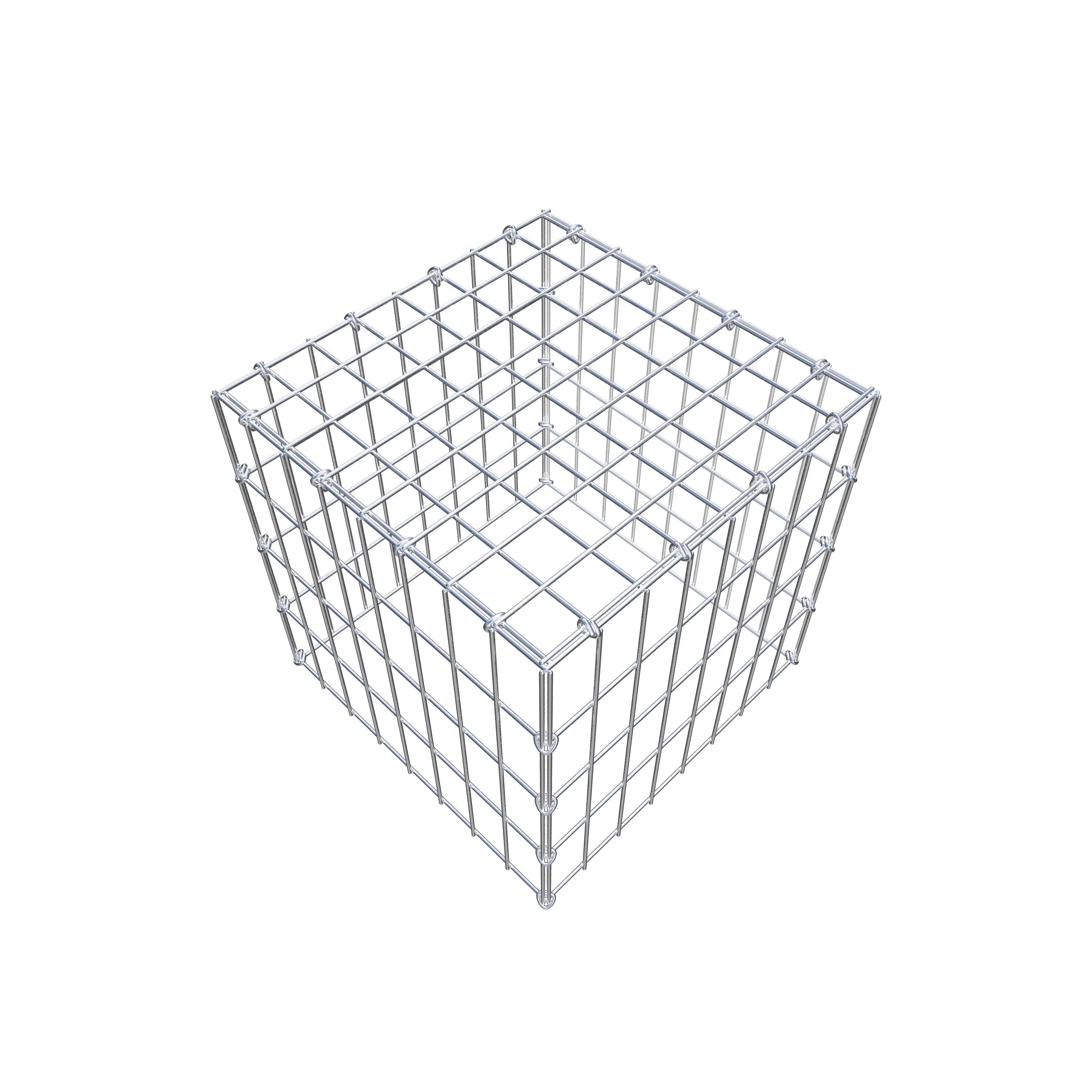 Schanskorf type 3 40 cm x 40 cm x 40 cm (L x H x D), maaswijdte 5 cm x 10 cm, C-ring