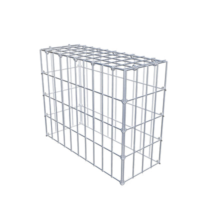 Fourche rapportée type 3 50 cm x 40 cm x 20 cm (L x H x P), mailles 5 cm x 10 cm, anneau C