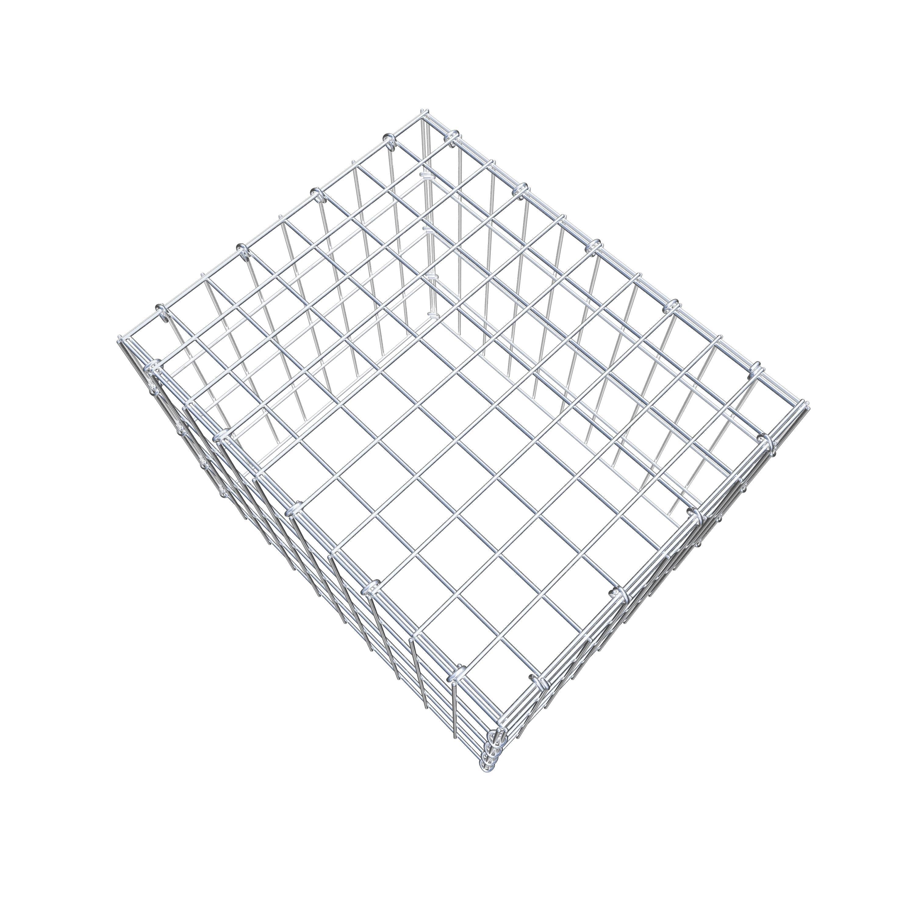 Gabião Tipo 3 50 cm x 40 cm x 40 cm (C x A x P), malhagem 5 cm x 10 cm, anel C