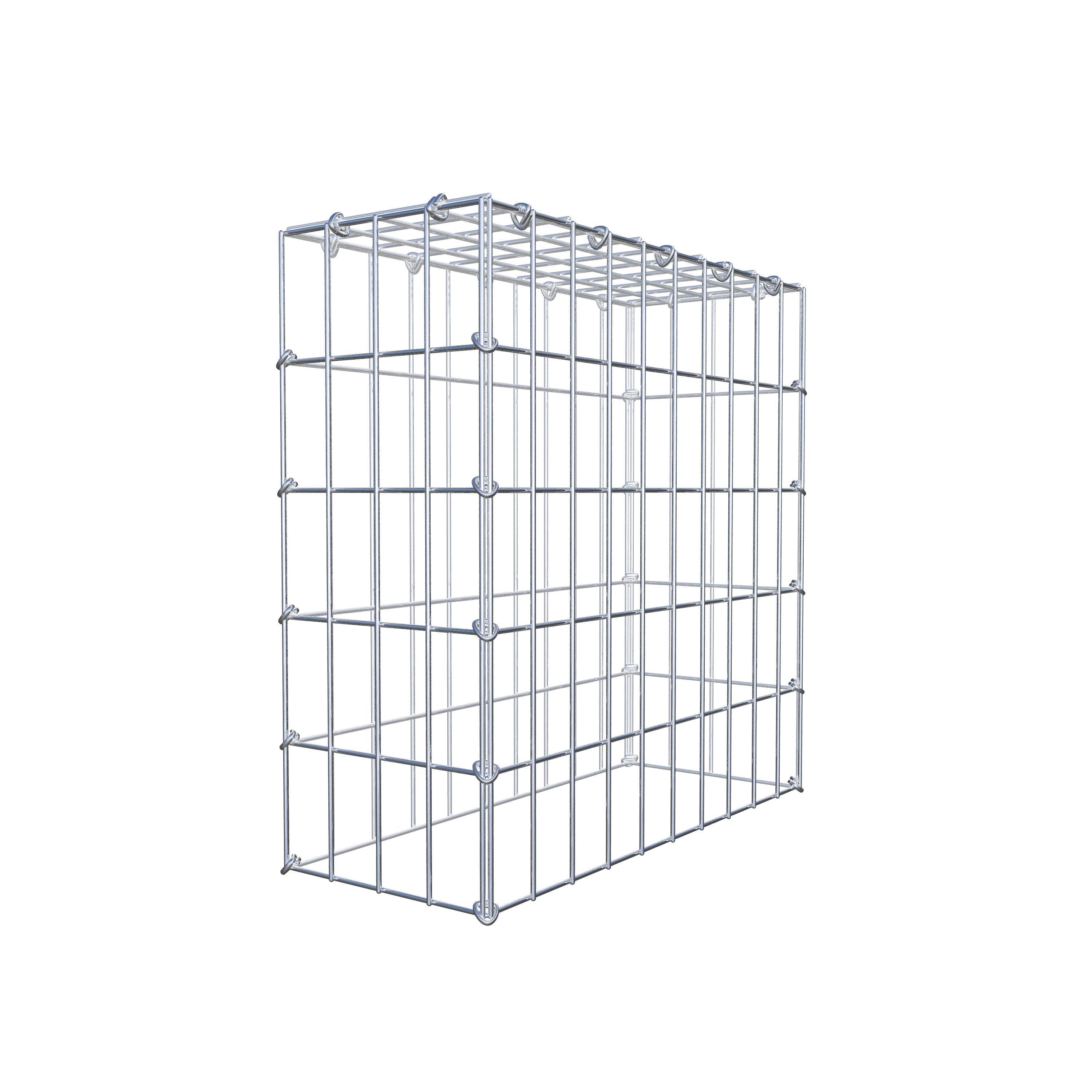 Schanskorf type 3 50 cm x 50 cm x 20 cm (L x H x D), maaswijdte 5 cm x 10 cm, C-ring