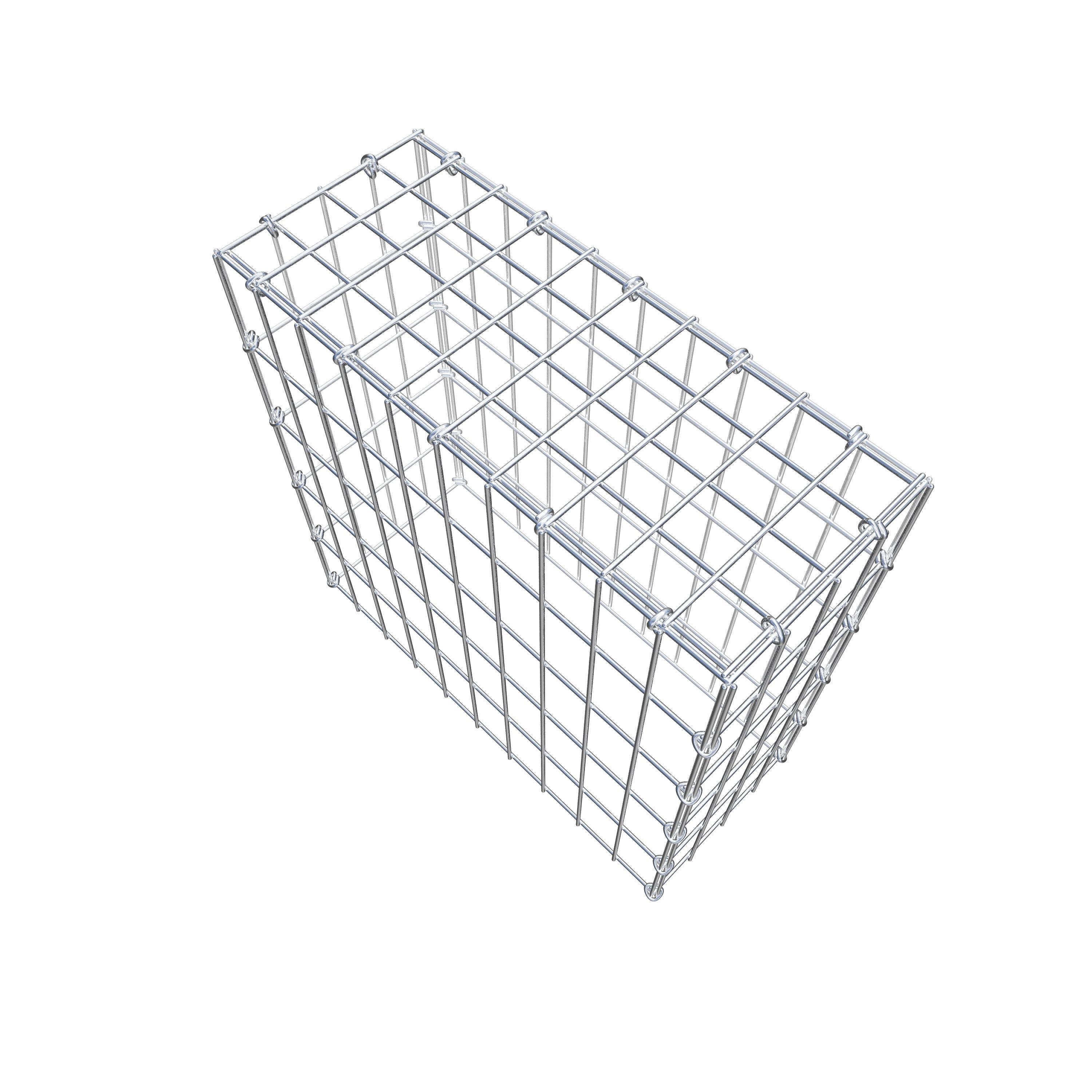 Schanskorf type 3 50 cm x 50 cm x 20 cm (L x H x D), maaswijdte 5 cm x 10 cm, C-ring