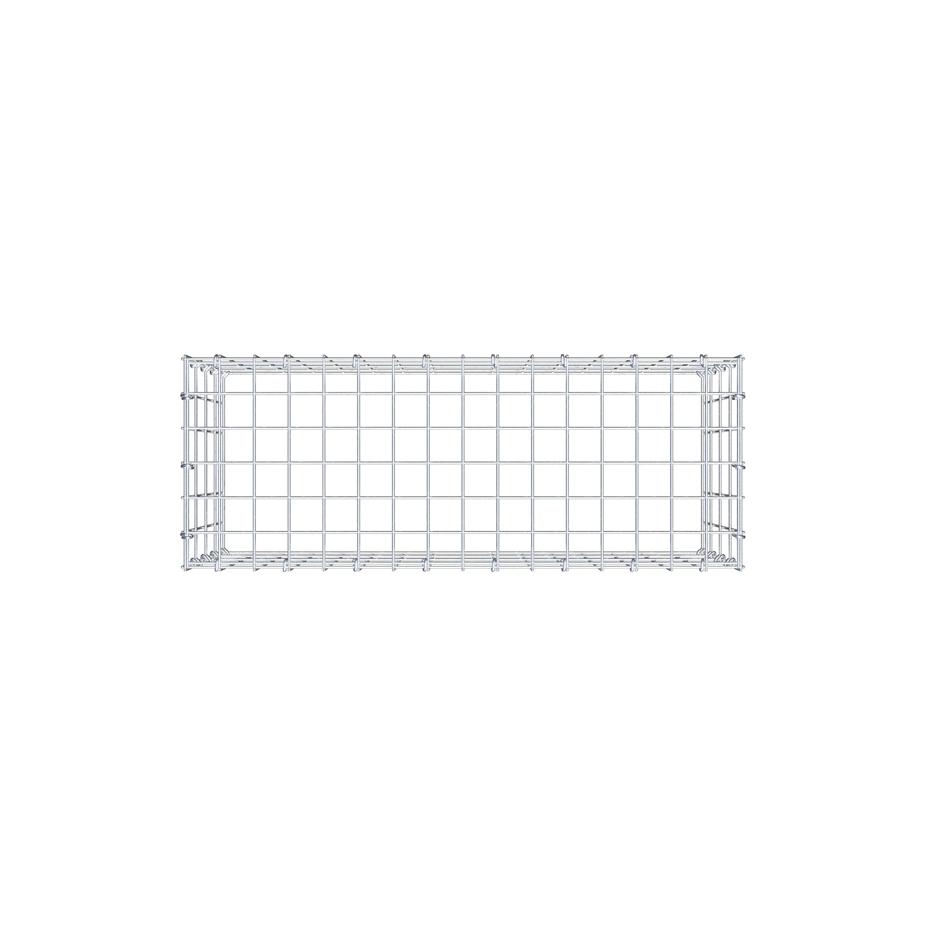 Schanskorf type 3 80 cm x 40 cm x 30 cm (L x H x D), maaswijdte 5 cm x 10 cm, C-ring