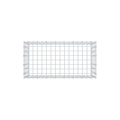 Monteret gabion type 3 80 cm x 40 cm x 40 cm (L x H x D), maskestørrelse 5 cm x 10 cm, C-ring