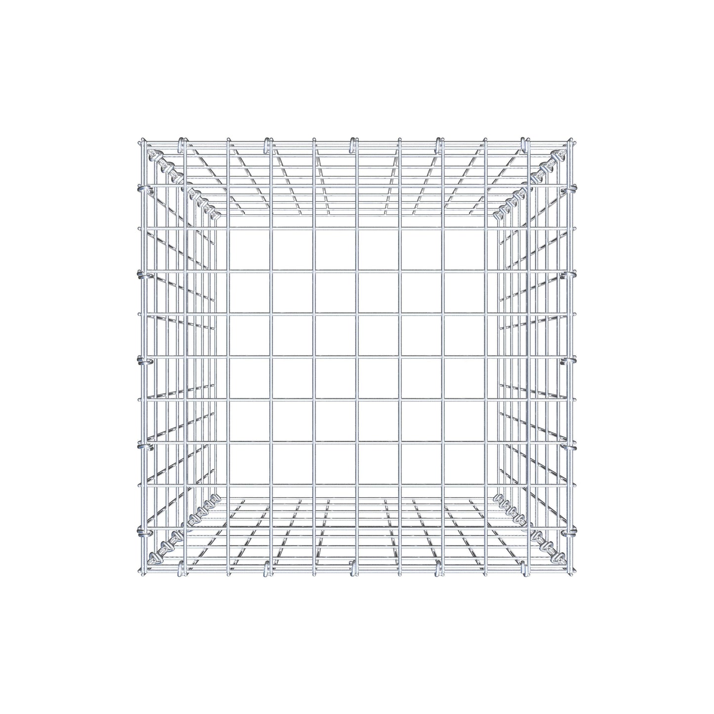 Anbaugabione Typ 3 80 cm x 50 cm x 50 cm (L x H x T), Maschenweite 5 cm x 10 cm, C-Ring