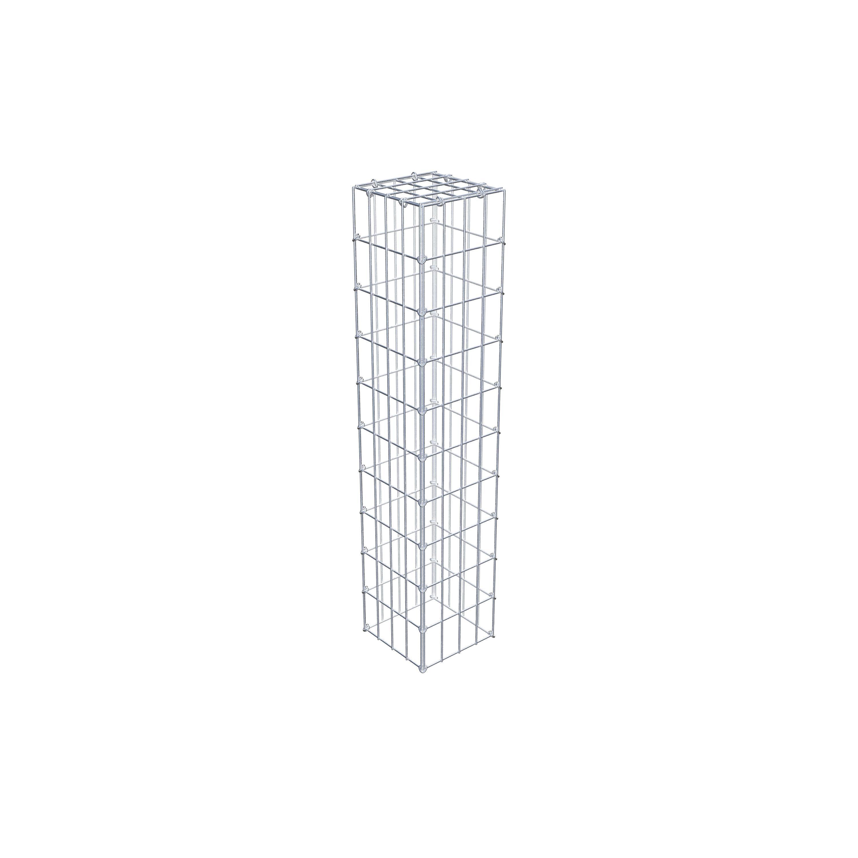 Schanskorf type 3 100 cm x 20 cm x 20 cm (L x H x D), maaswijdte 5 cm x 10 cm, C-ring