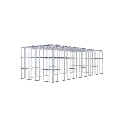 Anbaugabione Typ 3 100 cm x 30 cm x 40 cm (L x H x T), Maschenweite 5 cm x 10 cm, C-Ring