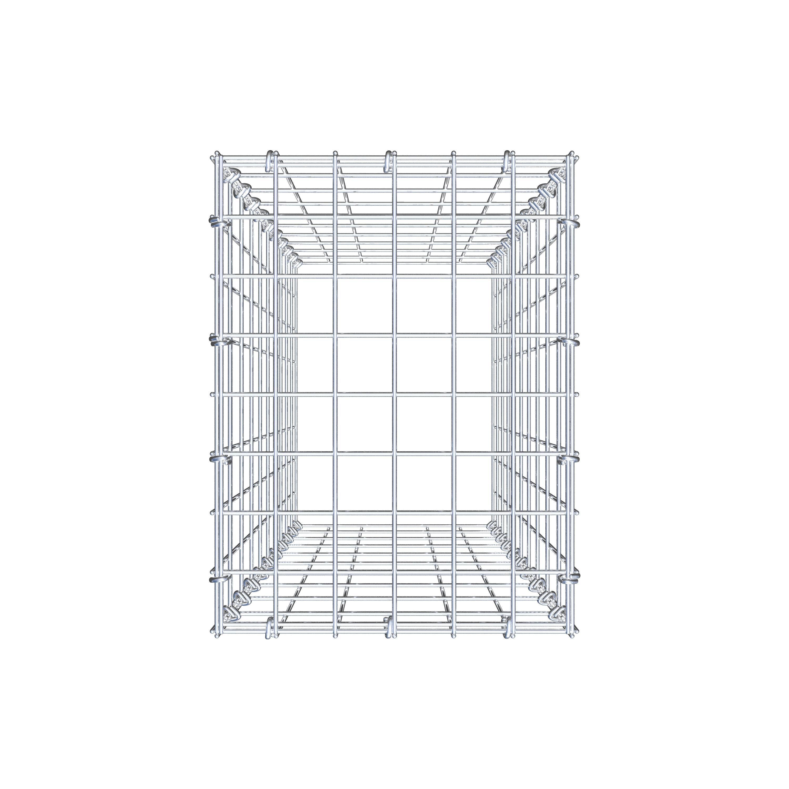 Schanskorf type 3 100 cm x 30 cm x 40 cm (L x H x D), maaswijdte 5 cm x 10 cm, C-ring