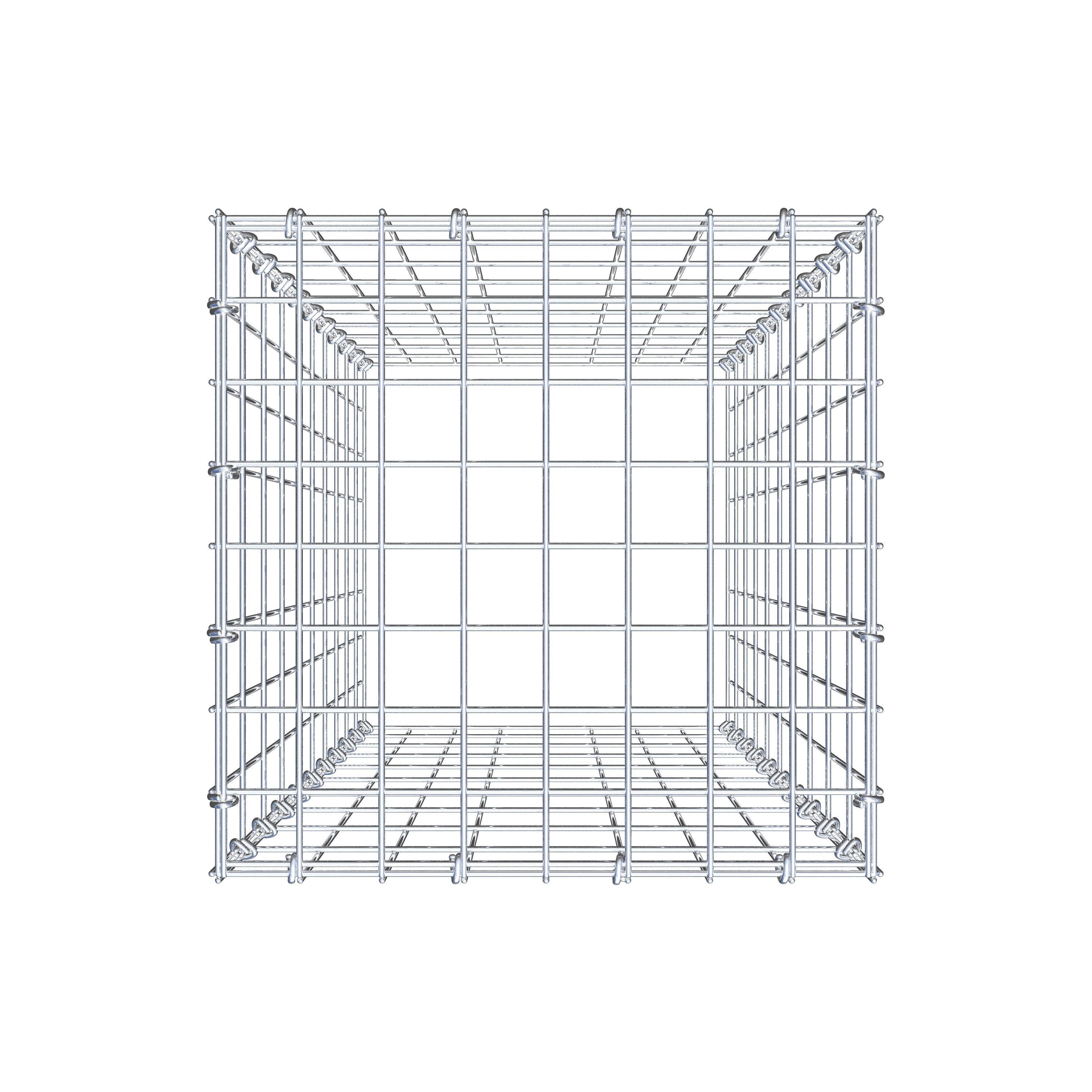 Schanskorf type 3 100 cm x 40 cm x 40 cm (L x H x D), maaswijdte 5 cm x 10 cm, C-ring