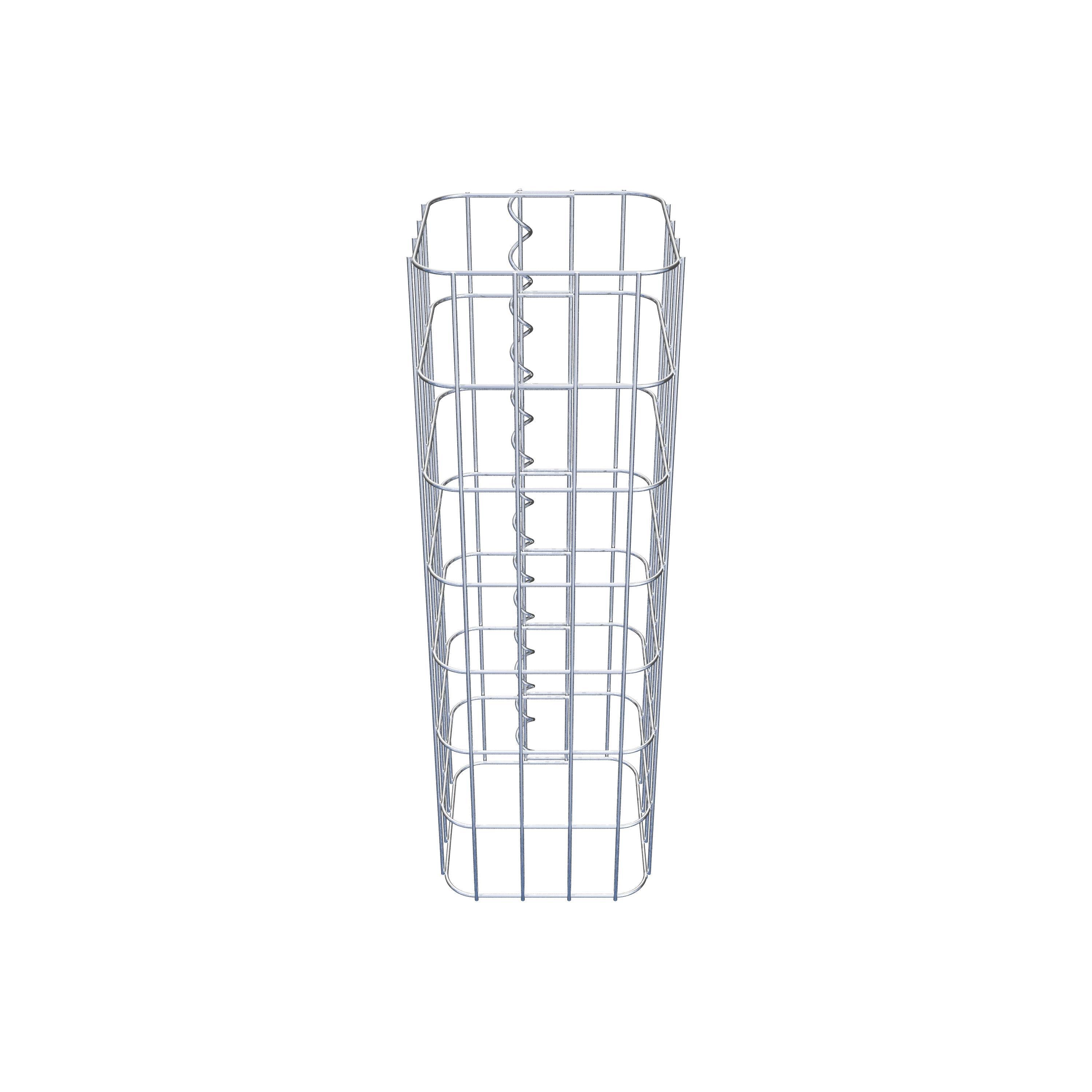 Gabion column 22 x 22 cm, MW 5 x 10 cm square