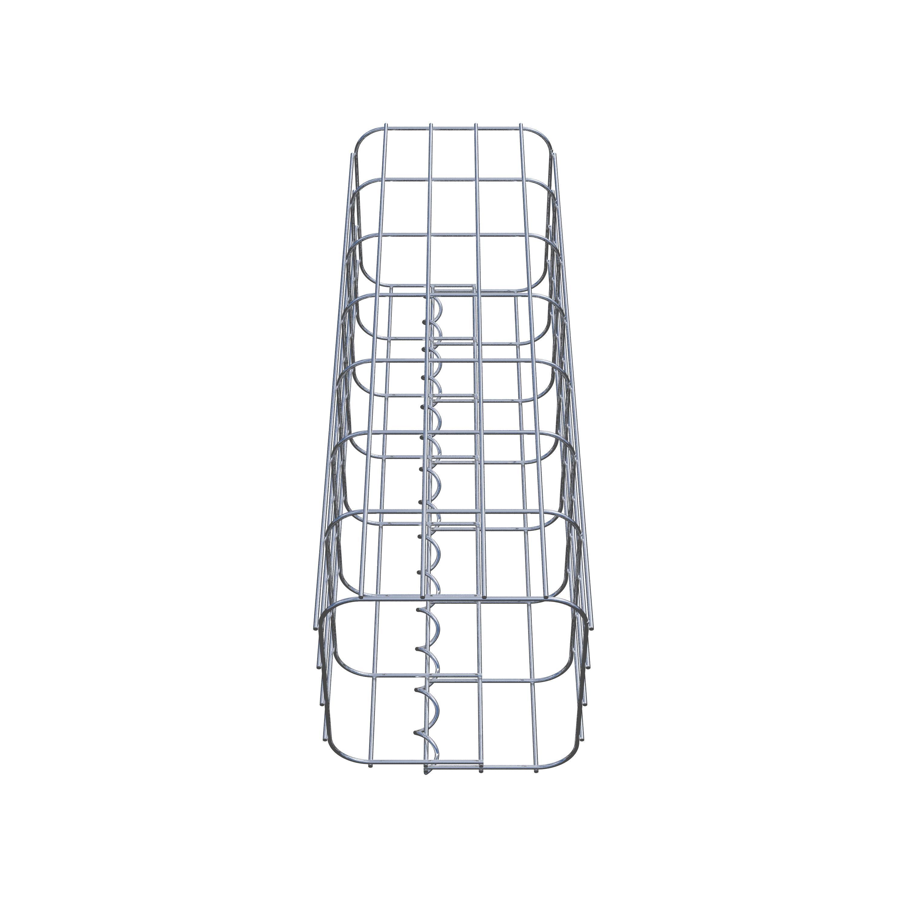 Gabion column 22 x 22 cm, MW 5 x 10 cm square