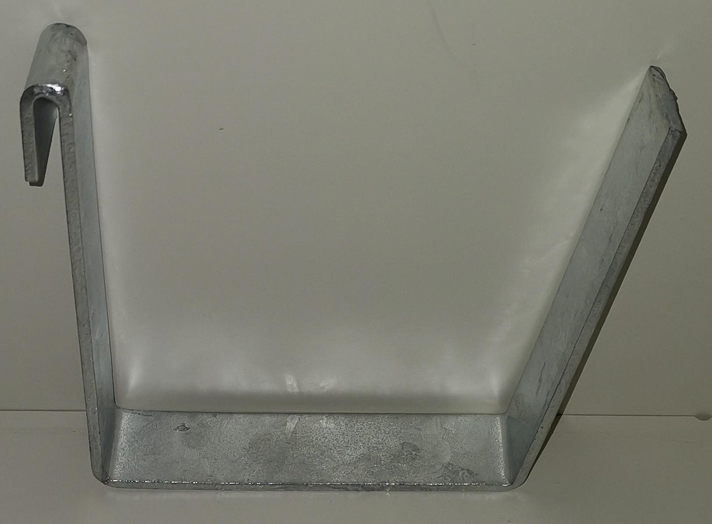 Verzinkte bloembakhouder in een set van 3 inclusief bloempot, voor schanskorven MW 5 x 10