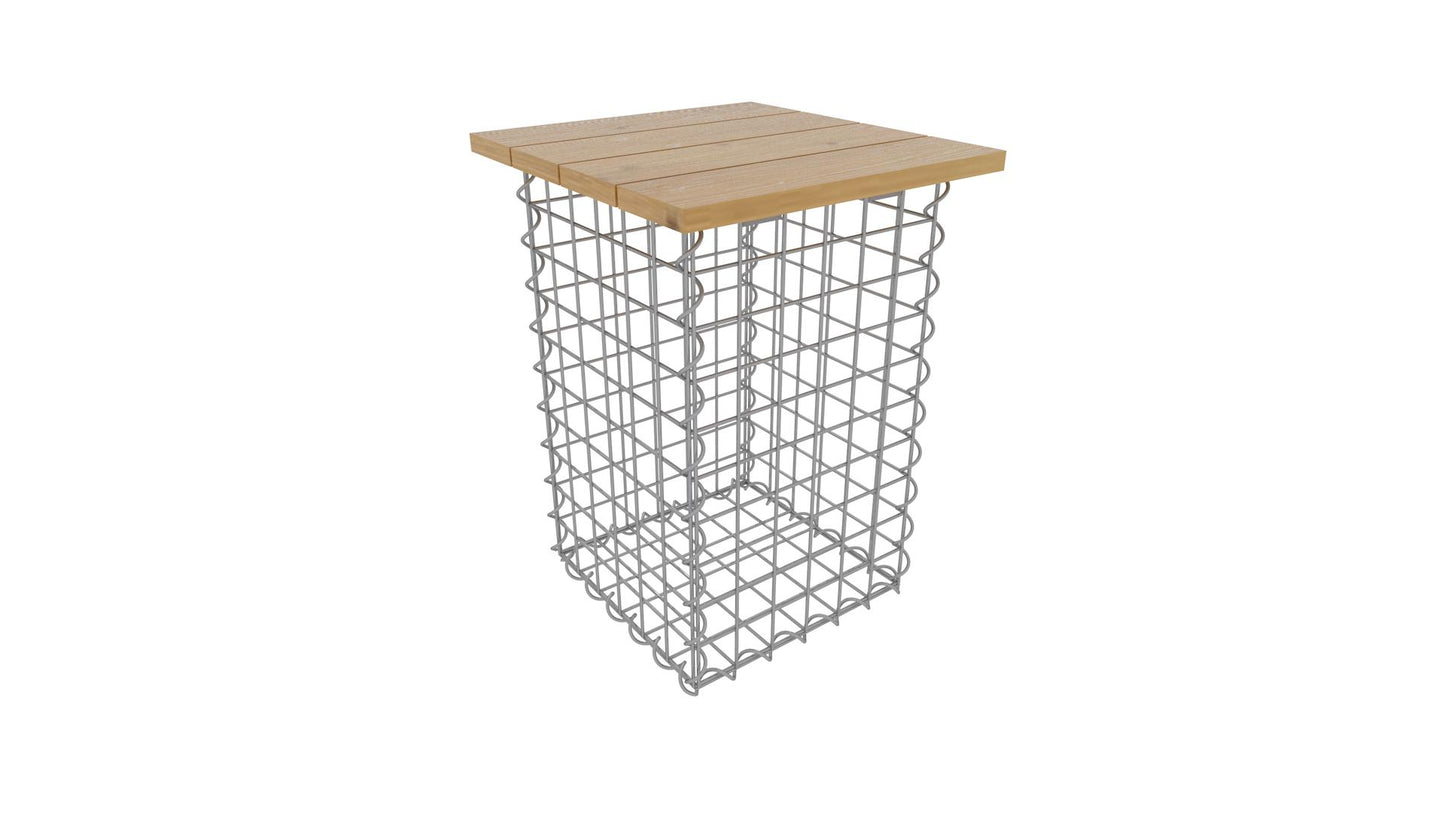 Tabouret Spirale MW 5 x 5 TEAK