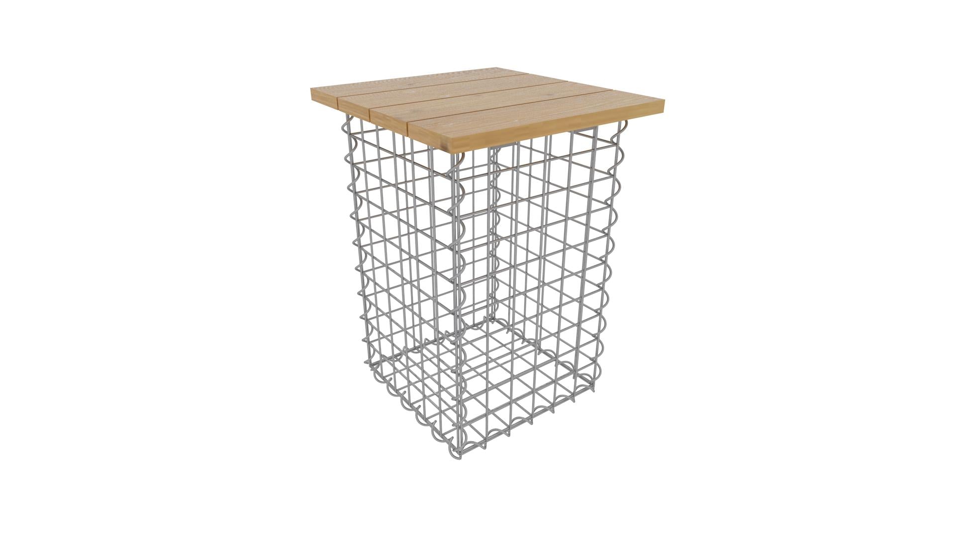 Taburet spiral MW 5 x 5 TEAK