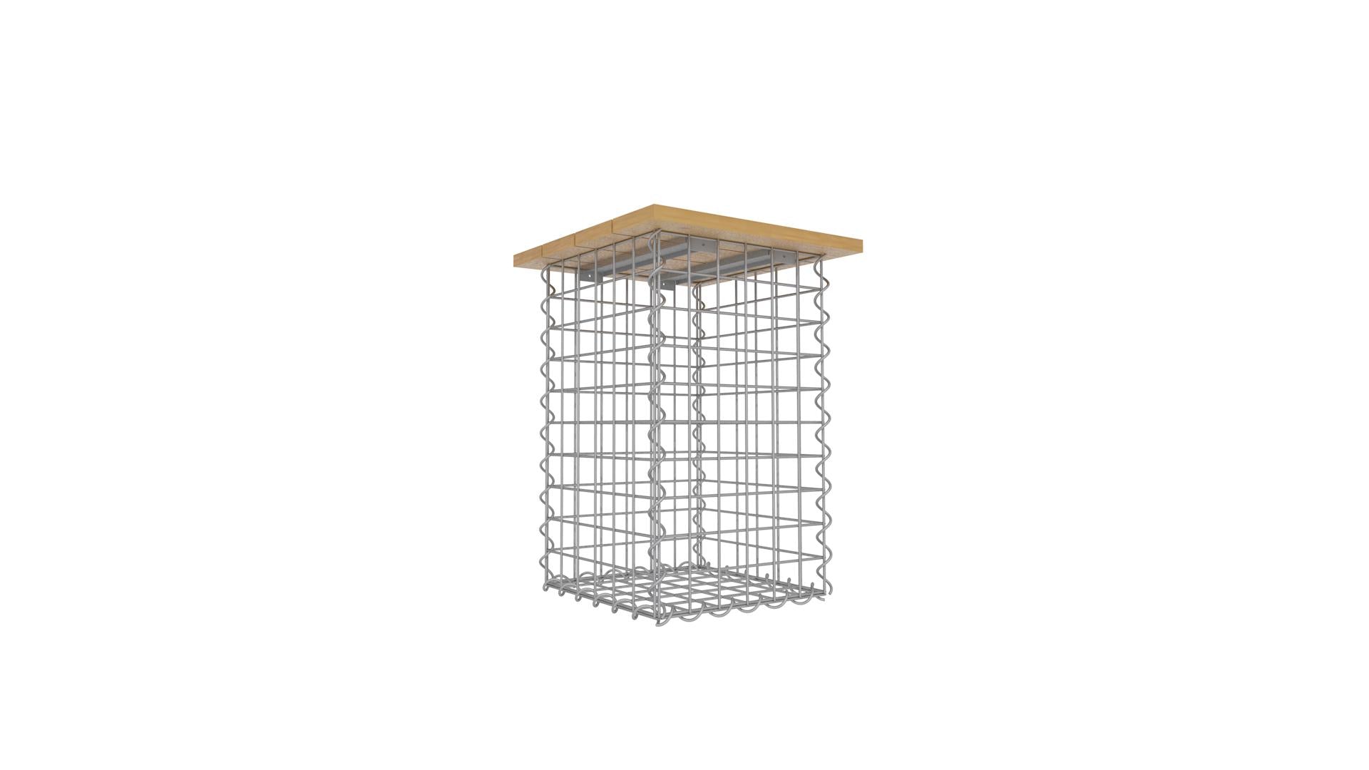 Taburet spiral MW 5 x 5 TEAK