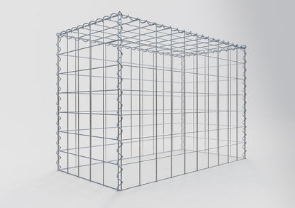 Gabiona - Anbaugabione 100 x 70 x 50cm; MW 10 x 10cm; Typ 3