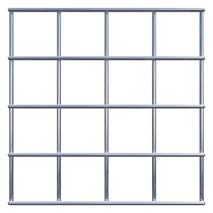 Rejilla decorativa/enrejado (incluido material de montaje) tamaño de malla 5 x 5 cm