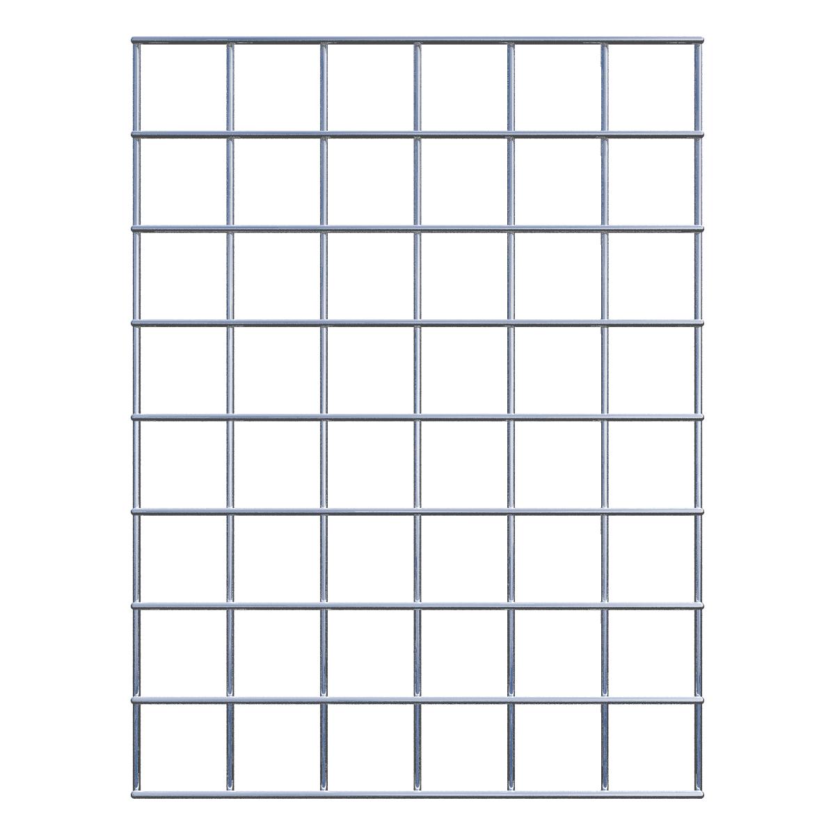 Rejilla decorativa/enrejado (incluido material de montaje) tamaño de malla 5 x 5 cm