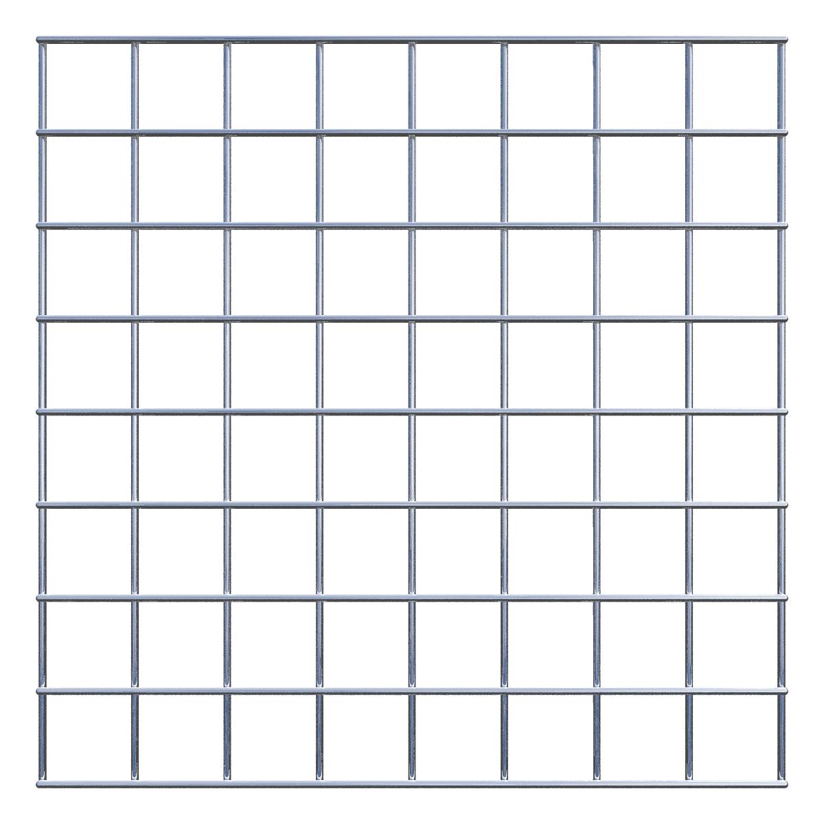 Rejilla decorativa/enrejado (incluido material de montaje) tamaño de malla 5 x 5 cm