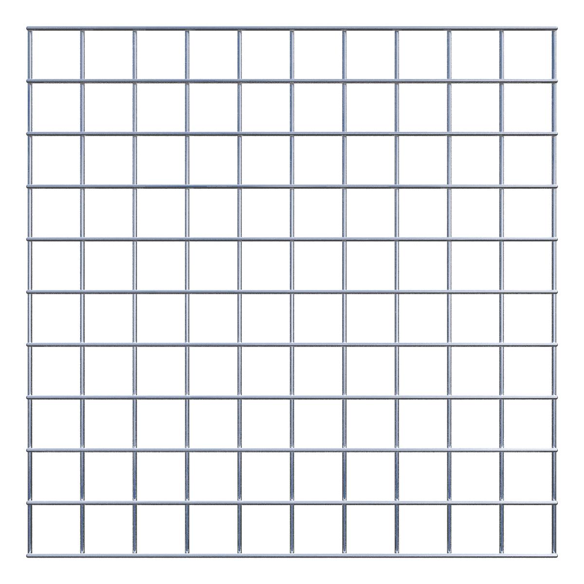 Rejilla decorativa/enrejado (incluido material de montaje) tamaño de malla 5 x 5 cm