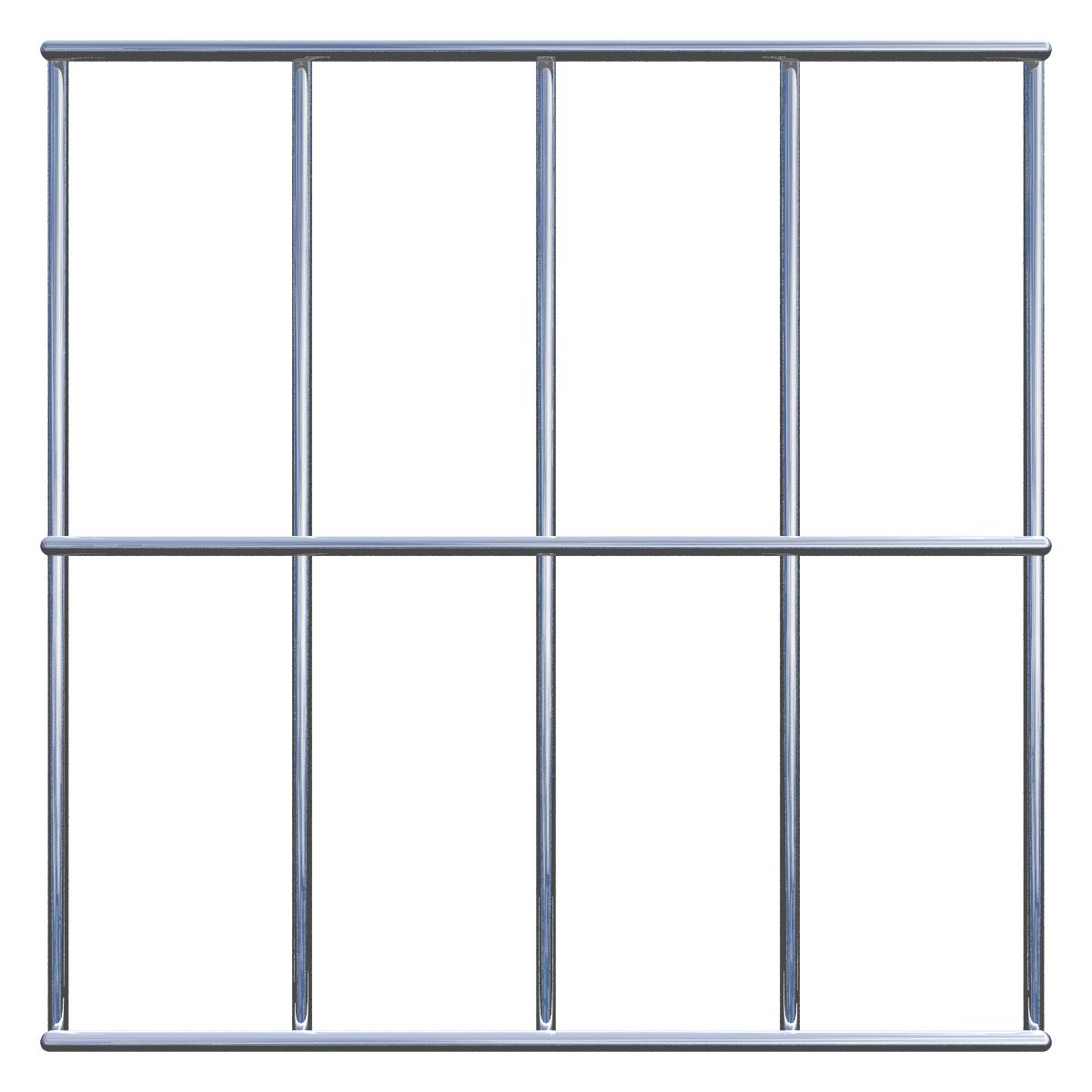 Grille décorative / treillis (matériel de montage inclus) Mailles 5 x 10 cm