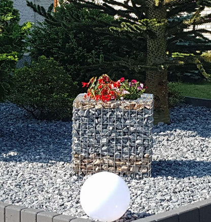 Gabion verhoogd plantenbed op maat gemaakt - maaswijdte 5x5cm