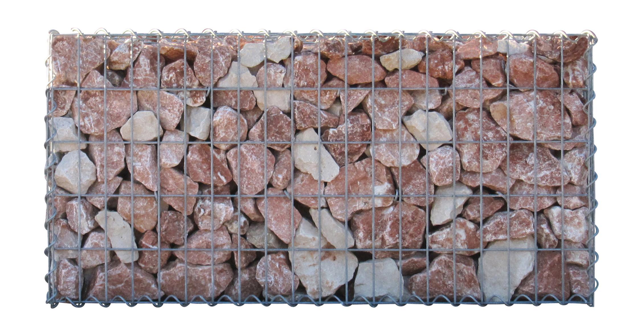 Gabion 30 cm x 30 cm x 30 cm (L x H x D), mesh size 5 cm x 10 cm, spiral