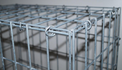 Gabião 100 cm x 70 cm x 30 cm (C x A x P), malhagem 5 cm x 10 cm, anel C