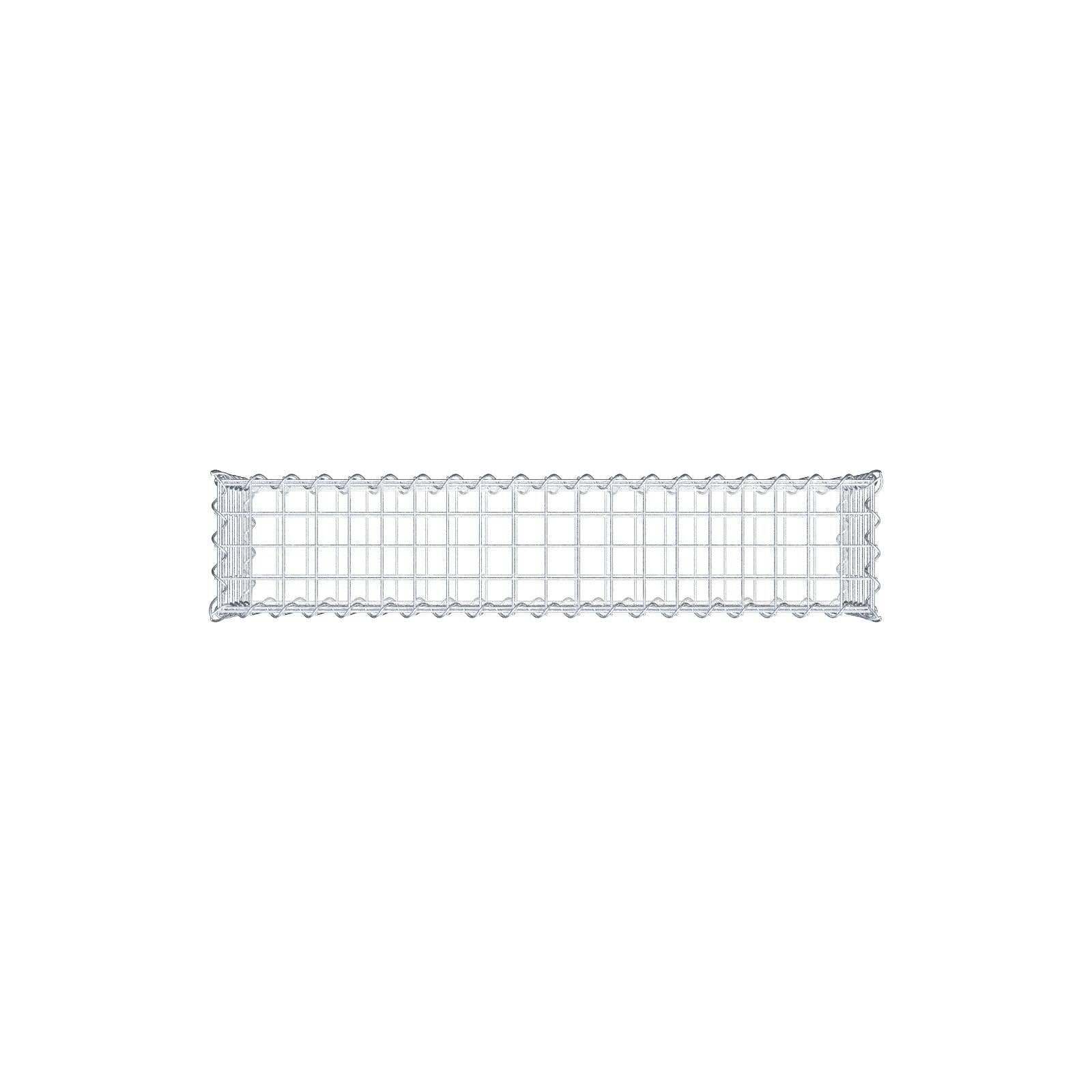 Set di 2 gabbioni 100 cm x 30 cm x 20 cm (L x H x P), maglia 5 x 5 cm, spirale