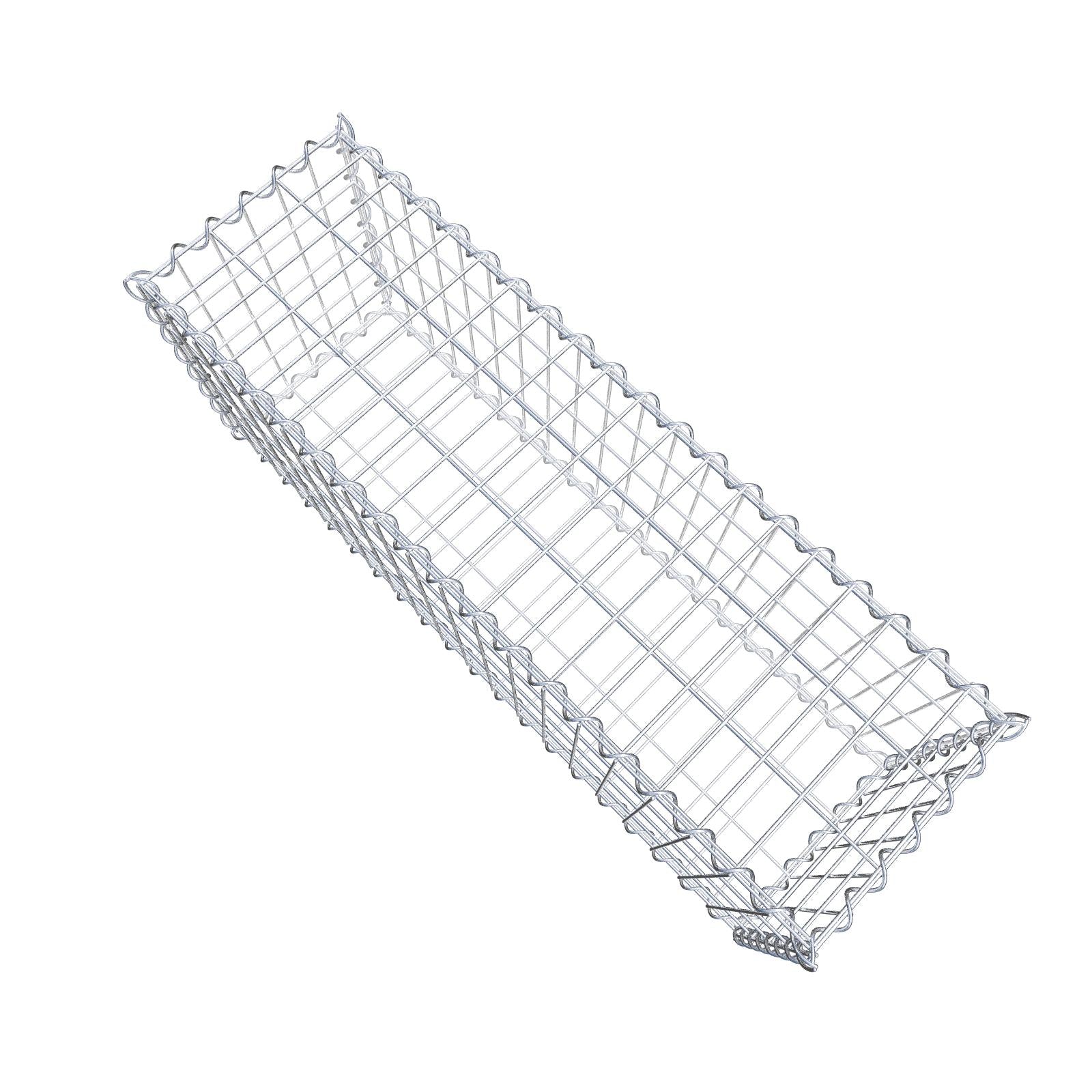 Set di 2 gabbioni 100 cm x 40 cm x 30 cm (L x A x P), maglia 5 x 10 cm, spirale