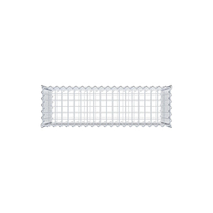Set van 2 schanskorven 100 cm x 50 cm x 30 cm (L x H x D), maaswijdte 5 x 5 cm, spiraalvormig
