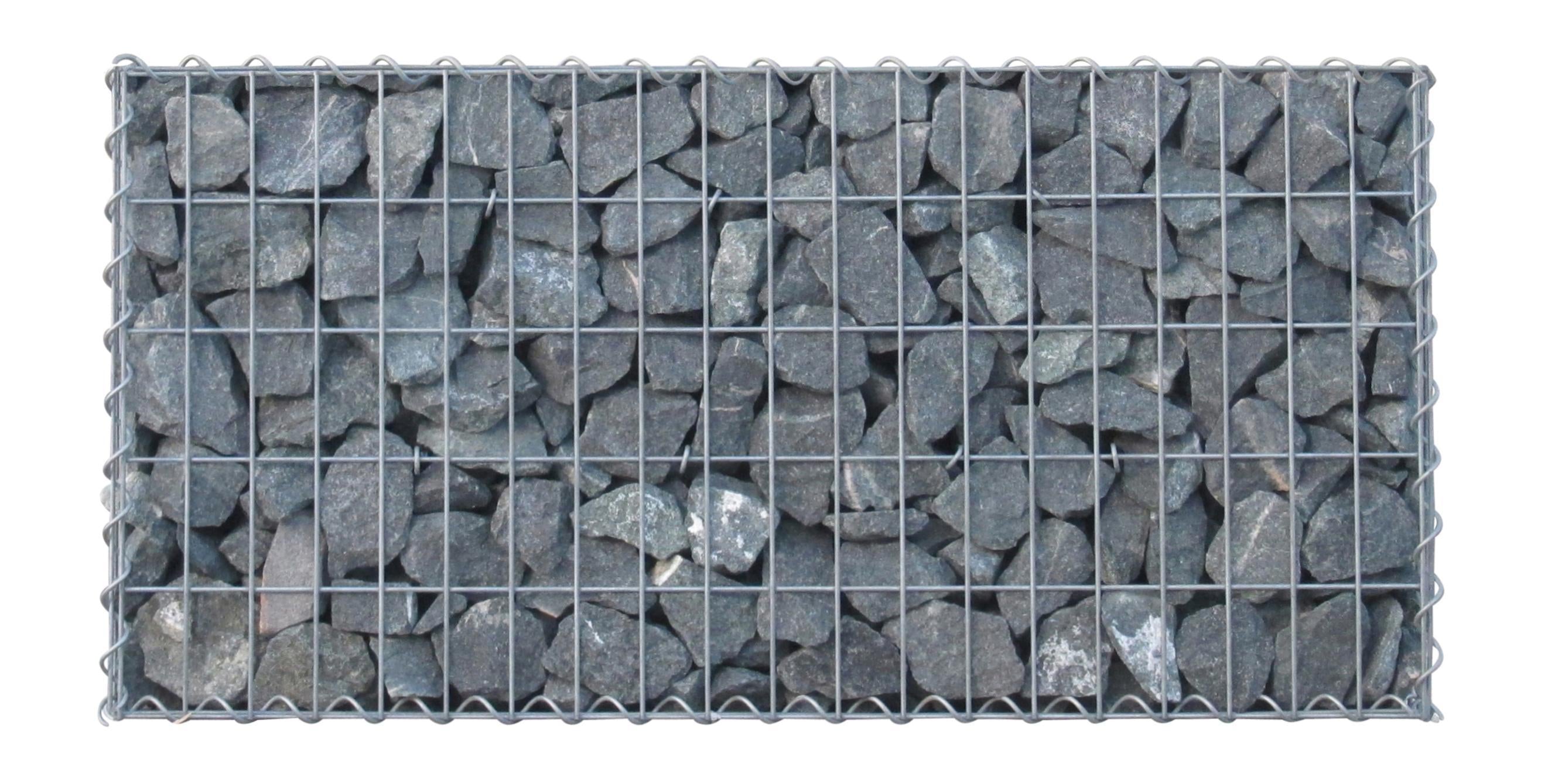 Set van 2 schanskorven 100 cm x 60 cm x 20 cm (L x H x D), maaswijdte 5 x 10 cm, spiraalvormig