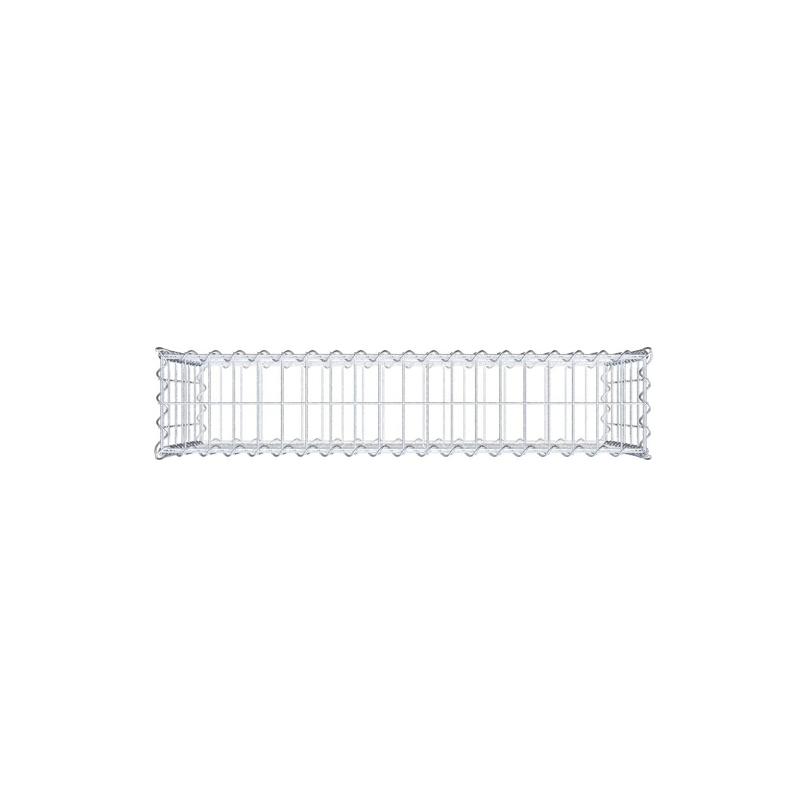 Set van 2 schanskorven 100 cm x 60 cm x 20 cm (L x H x D), maaswijdte 5 x 10 cm, spiraalvormig