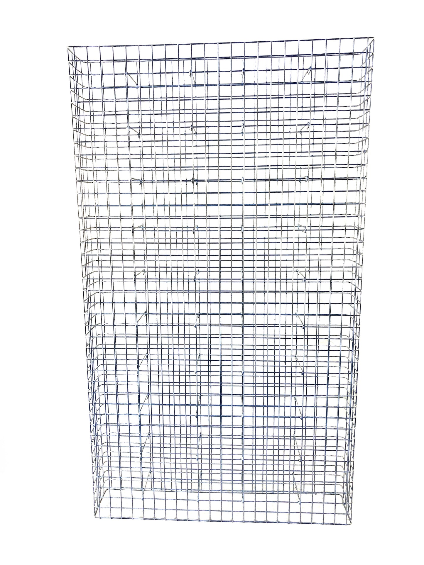 Gabbione zincato a caldo 117 cm x 200 cm x 22 cm, maglia 5 cm x 5 cm, completamente saldato