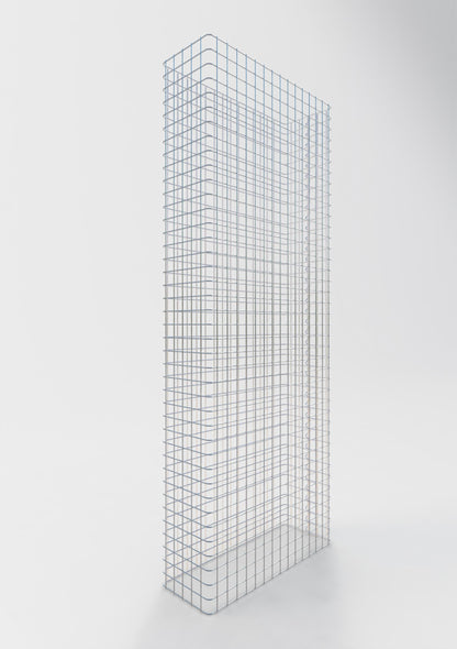 Valla de gaviones longitud 77 cm, altura 160 cm, profundidad 27 cm, malla 5 x 5 cm