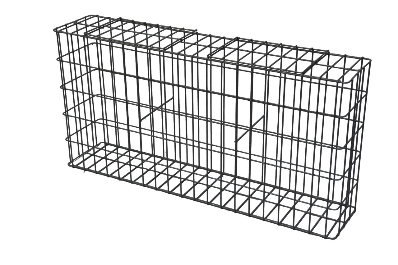 Gabione feuerverzinkt 102 cm x 52 cm x 22 cm, Maschenweite 5 cm x 10 cm, fertig geschweißt